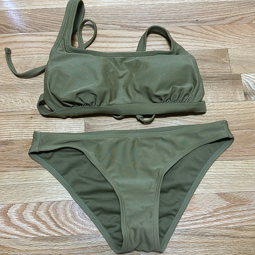 Green Target Swimsuit